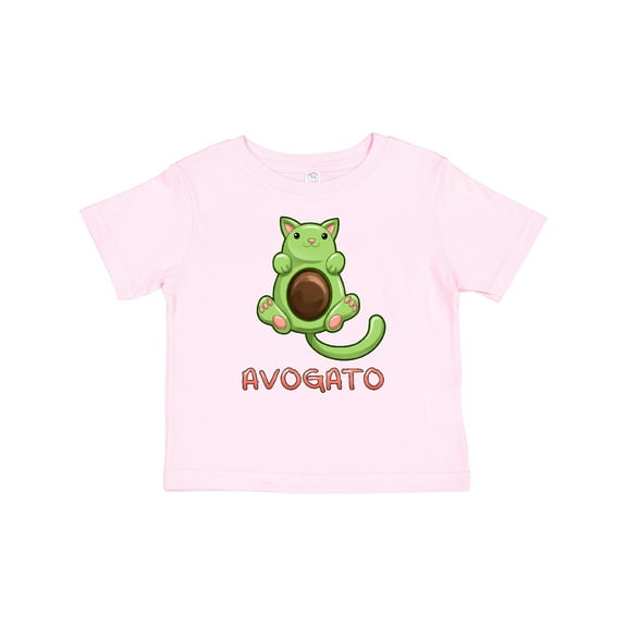 Inktastic Avogato Cute Green Cat Avocado Boys or Girls Baby T-Shirt