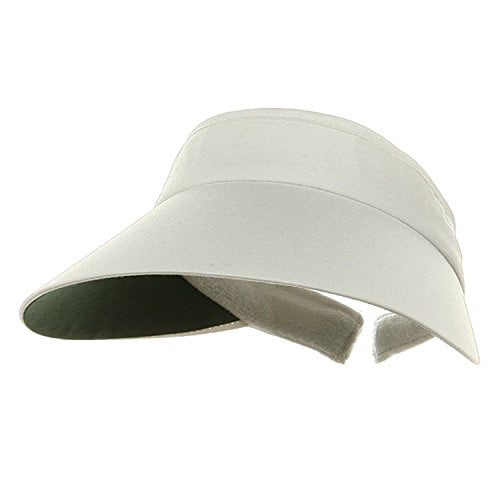 MG Womens Brushed Cotton Clip-On Visor