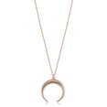 thumbnail image 1 of Collier Pendentif Lune Croissant en Or Rose 14K, 18 Pouces, 1 of 1
