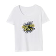 thumbnail image 4 of Camiseta de mujer Yuyangstore verano transpirable ajuste regular suave tops para viajes deportes M, 4 of 7