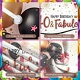 thumbnail image 4 of Glamorous Design 40th Birthday Banner Gold Accents Display Black Balloons Pink Gifts Fabulous 40 Backdrop for Adult Birthday Party 40th Celebration Birthday Photography, 4 of 9