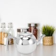 thumbnail image 3 of Household Stainless Steel Spherical Tea Pot - Cold Water Kettle with Filter for Induction Cooker, For Restaurants, Conference Rooms, Living Room[L], 3 of 5
