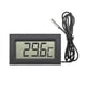 thumbnail image 2 of Digital LCD Thermometer -50°C - +110°C Temperature Monitor with 1M Probe for Fridge, Freezer, Fridge, 2 of 5