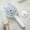 Blue, variant on Summer Outdoor Portable Hand Hold Fan Quiet Pocket Fan for Home Outdoor