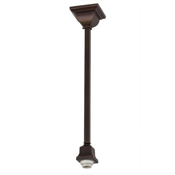 Meyda 172373 4.5 in. Square Mahogany Bronze Pendant Hardware, Mahogany Bronze - Mission Lodge