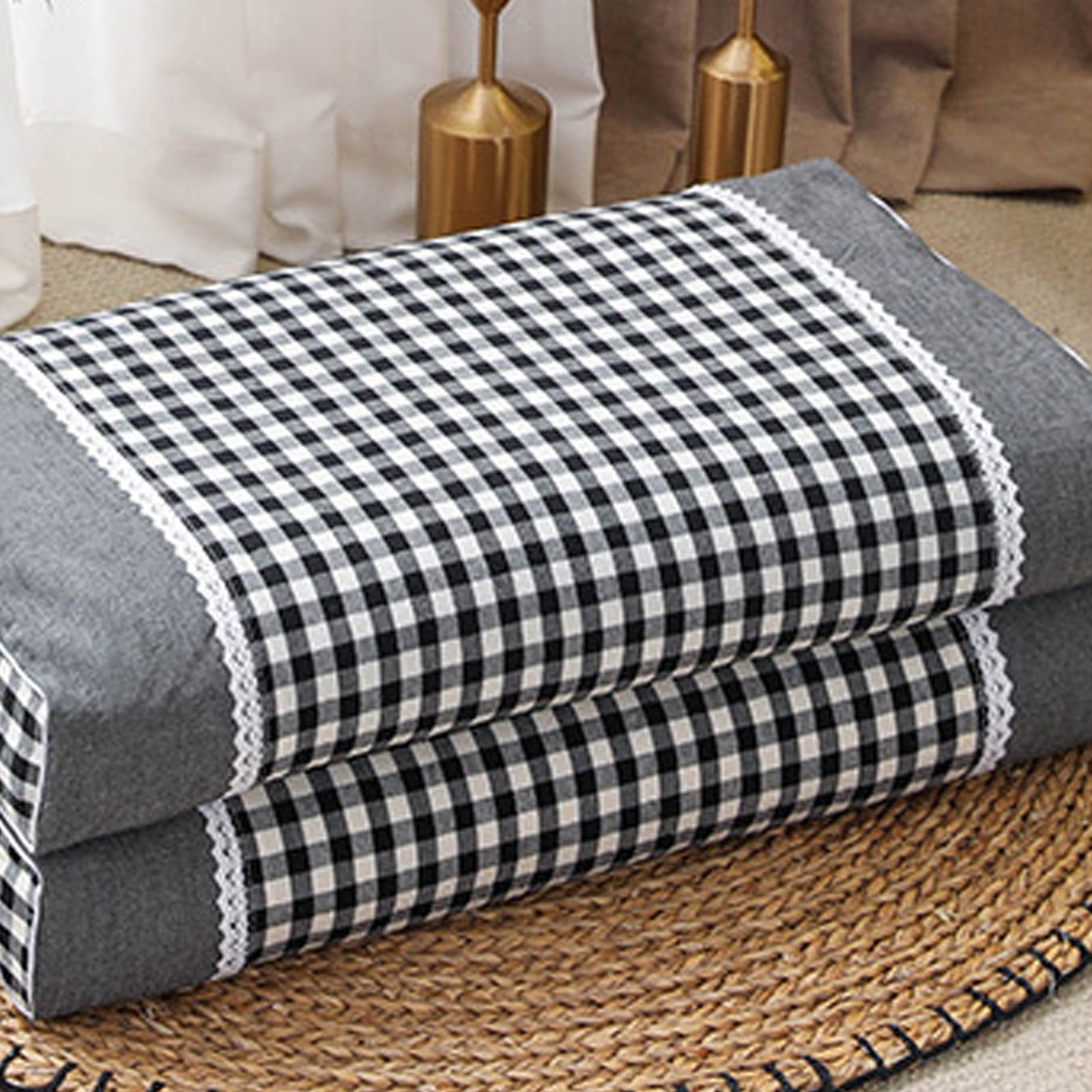 Nkmbld Soft Pillows for Good Sleeping Hotel Quality Fluffy Bed Pillow Adult Cervical Pillow Whole Buckwheat Pillow, King, Black
