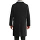 thumbnail image 3 of Abrigo para hombre de doble botonadura con cuello de muesca, abrigo largo de invierno cálido para negocios con bolsillos, L negro, 3 of 6