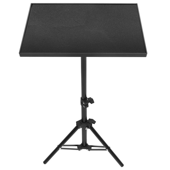 Pawsdot Adjustable Black Projector Table with Foldable Tripod Stand for Phones and Laptops
