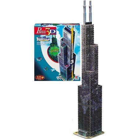 Hasbro Gaming Puzzle 3D Sears Tower 