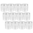 thumbnail image 4 of 12Pcs Small Mason Jars with Airtight Lid Clear Canning Jar Reusable Small Jams Jars, 4 of 9