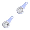 thumbnail image 1 of Kearding Reloj de pared elegante y silencioso Cronometraje perfeccionado en un paquete elegante Funcionamiento silencioso púrpura púrpura 2Conjunto, 1 of 6
