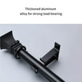 thumbnail image 4 of pitrice (Black-2pcs) Roman pole bracket Curtain pole bracket - Side mounted single bracket, 4 of 5