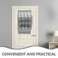 thumbnail image 3 of FESTFENDS Vertical Shoe Rack Grey Hanging Organizer with Closed Sides for Secure Shoe Storage, 3 of 8