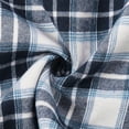 thumbnail image 3 of Men's Full Zip Fleece Flannel Jackets Shirt Plaid Sherpa Lined Cotton Hoodies Soft Warm Coat for Men with Hood, 3 of 3