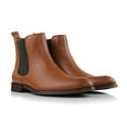 thumbnail image 7 of Polar Fox Bennett MPX806080 Memory Foam Classic High-Top Chelsea Boots (with Sneak Skin Texture), in Cognac, Men's Size 13, 7 of 7