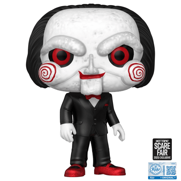 Billy the Puppet 1823 Stickered Vinyl Pop Scare Fair with Protector