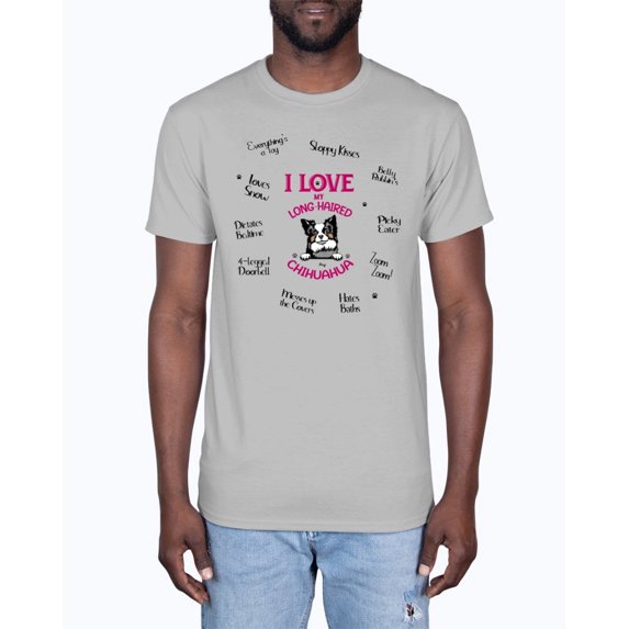 I Love My Long-haired Chihuahua Softstyle T-Shirt