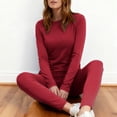 thumbnail image 6 of Wlynlyn Womens Thermal Underwear Set Winter Warm Long Johns Fleece Thick Base Layer Pajamas Sets, 6 of 10