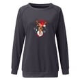 thumbnail image 4 of MIUOWANP Women's Long Sleeve Tops Christmas Fashion Women's Casual Long Sleeve Printed Ladies Short Sweatshirts Tops, 4 of 4