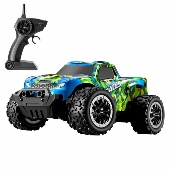 LSLJS Scale 4Wd Trucks with 2.4 Ghz Remote-Controlled Electric All Terrain with Rechargeable Battery for Kids and Adults Rtr on Clearance