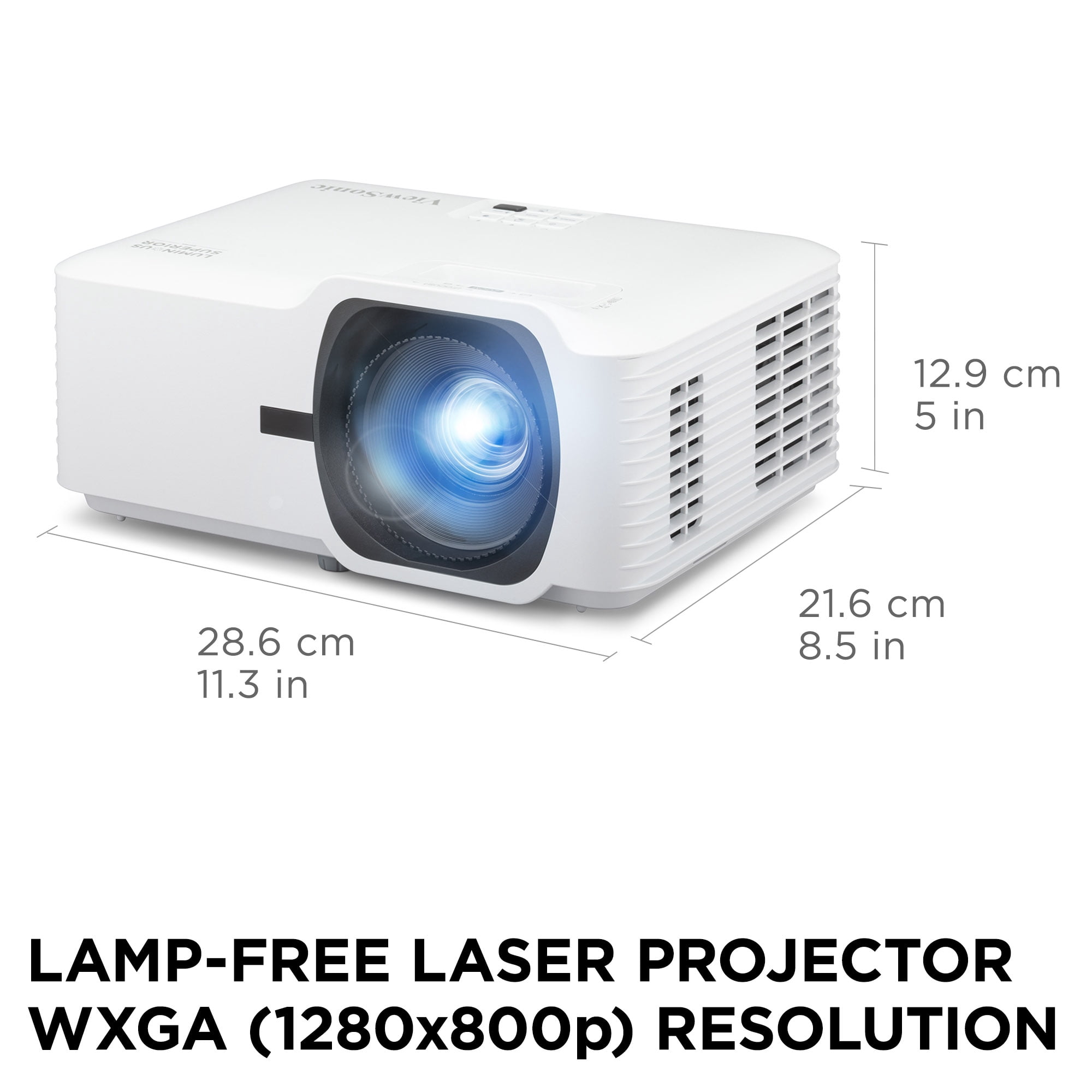 ViewSonic LS630W 4500 Lumens WXGA Laser Projector - 360 Degree Projector
