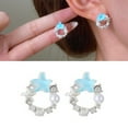 thumbnail image 2 of Fogun Fashionable Beach Clip On Earrings for Women Without Piercing Seashells Starfishes Jewelry With Adjustable Designs, 2 of 2