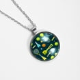 thumbnail image 4 of Tennis Women's Glass Circular Pendant Necklaces, 4 of 5