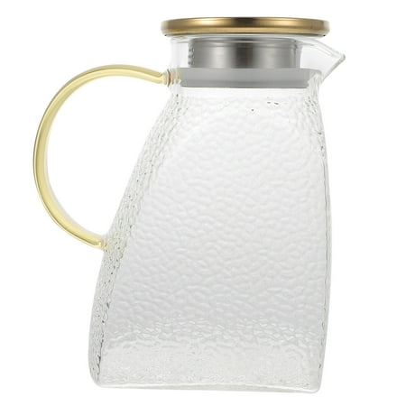

Homemaxs 1Pc Large Capacity Glass Water Pot Glass Cold Water Bottle (Assorted Color)