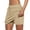 Beige*, variant on RUTAYY Tennis Skirts For Women Short Athletic Drawstring Skorts Built In Shorts With Pockets Sports Skirt Solid Color Flowy Swing Skirts