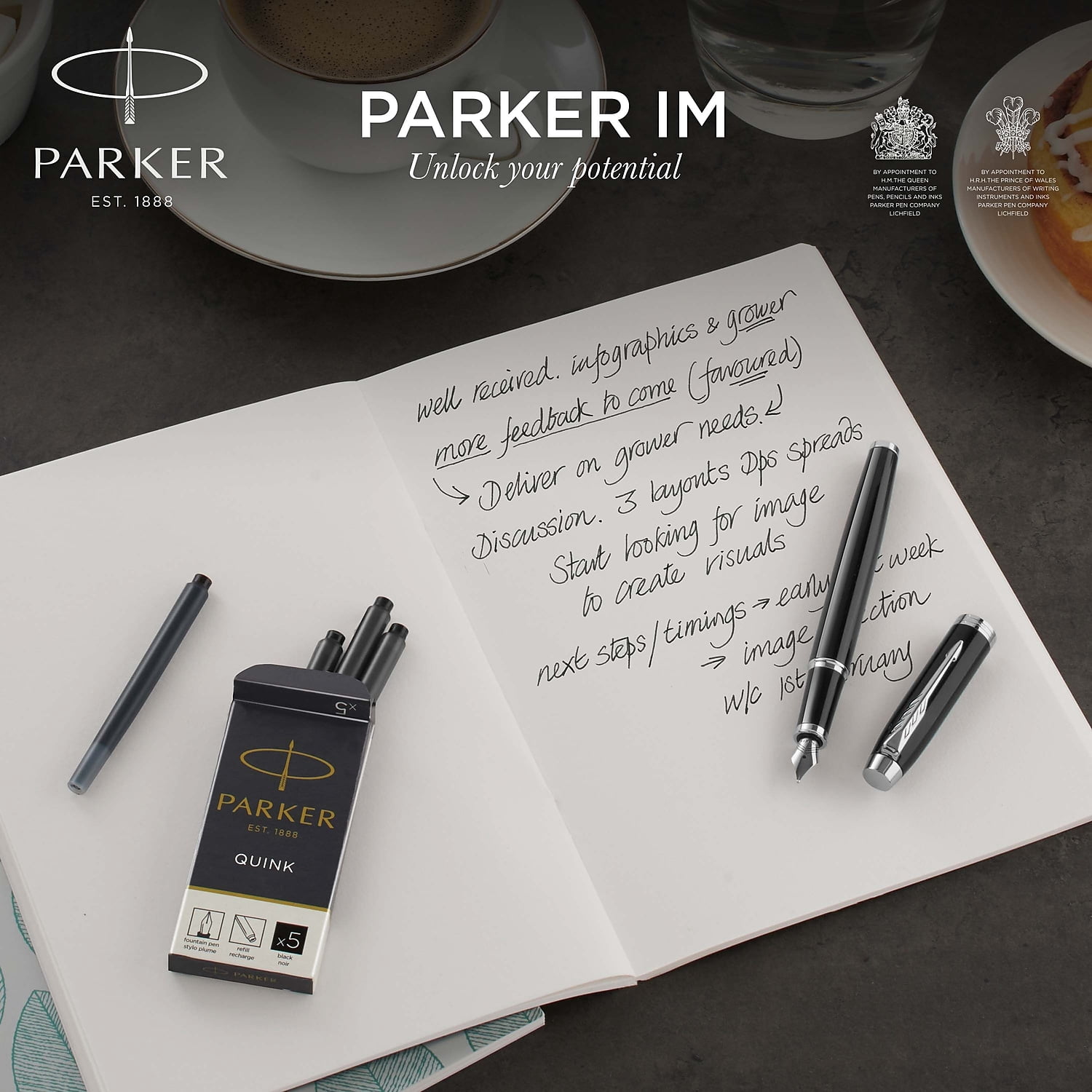 Parker IM Fountain Pen Blue Ink (1931645)