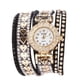 thumbnail image 1 of Pulsera para mujer, regalos para mujer, reloj de pulsera redondo de cuarzo analógico de cuero de moda para mujer, relojes, 1 of 2