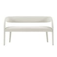 thumbnail image 5 of Modway Pinnacle 20" Upholstered Boucle Fabric Accent Bench in Ivory, 5 of 9