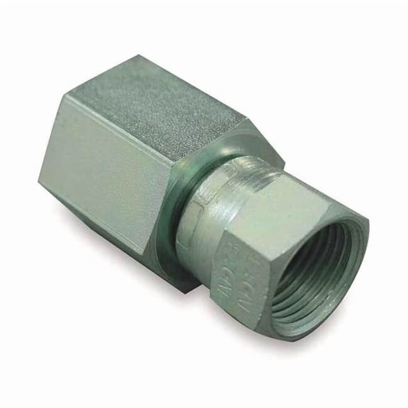 Eaton Aeroquip Hose Adapter,3/8",NPTF,3/8",JIC 2242-6-6s