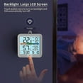 thumbnail image 2 of Hygrometer Indoor Thermometer-Digital Room Humidity Gauge Accurate temperature Monitor Meter Max/Min Records, 2 of 5