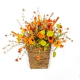 thumbnail image 2 of IROINID Spring Summer Floral Wreath ,Artificial Front Door Wreath,Spring and Summer White Berry Flower Door Hanging Flower Basket Flower Wreath Home Decoration Flower Door Hanging Basket, 2 of 7