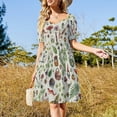 thumbnail image 3 of Cottagecore light green Dress Clothing dresses for women 2024 dress korean style summer women's dress 2024, 3 of 6