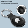 thumbnail image 4 of JETech Silicone Case for AirTag 2nd/1st Generation (2026/2021) with Keychain, Protective Air Tag Holder, 2-Pack (Black), 4 of 6