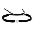 thumbnail image 1 of Trayknick Couple Bracelet Heart Shape Braided Rope Adjustable Stretchy All-match Decorative Gifts 26 Letters Initial Charms Bracelet Jewelry for Valentines Day, 1 of 13