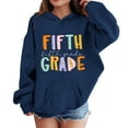 thumbnail image 4 of Ruyang Girls 5th Grade First Day of School Hoodies Boys Back to School Hoodie Long Sleeve Cute Preppy Hooded Sweatshirts, 4 of 7
