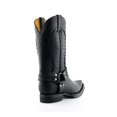 thumbnail image 5 of Grinders Mens Black Leather Cowboy Boot-Galveston, 5 of 6