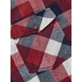 thumbnail image 7 of sogami Mens Plaid Button Up Shirt Casual Long Sleeve Flannel Shirts Relaxed Fit Cloth For Winter, 7 of 7