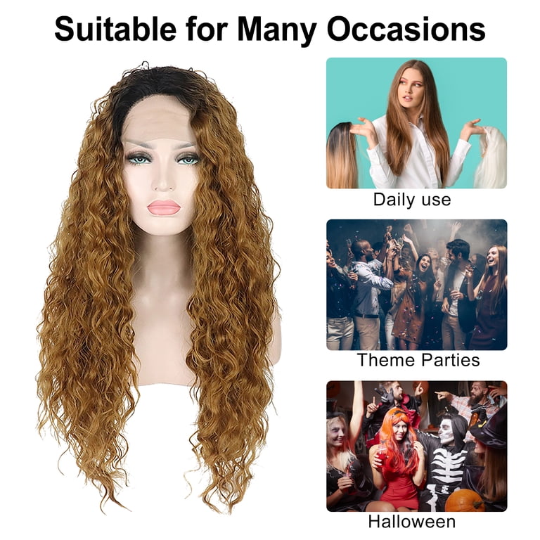 Unique Bargains Lace Front Wigs for Women 24 display picture 1