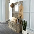 thumbnail image 4 of Homestyles Mountain Lodge Wood Hall Tree in Gray, 4 of 9