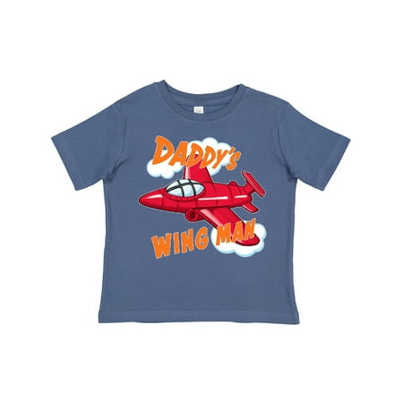 

Inktastic Daddys Wingman for Fathers Day Gift Toddler Boy or Toddler Girl T-Shirt