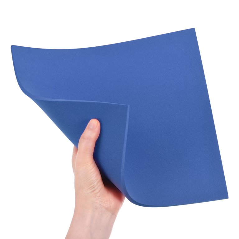  uxcell Blue EVA Foam Sheets 10 x 10 Inch 5mm Thickness