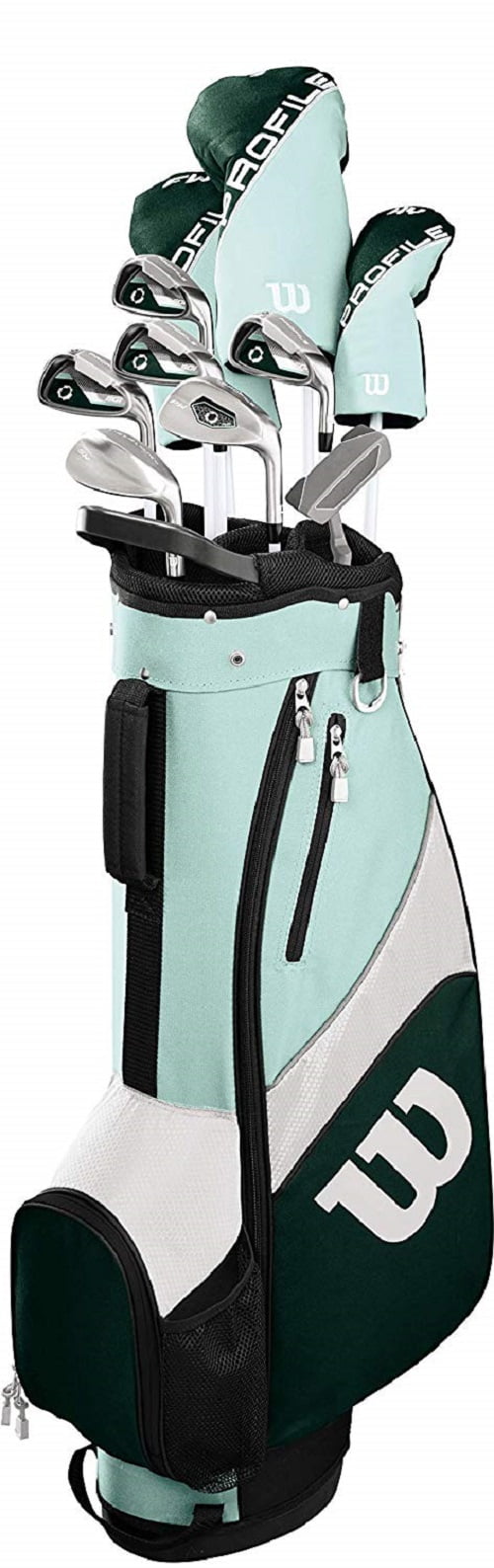 Wilson Golf Profile SGI Teal Women's Golf Complete Set w/ Cart Bag