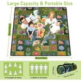 thumbnail image 3 of Extra Large Picnic Blankets Waterproof Foldable (60 "x 80") Beach Blanket Waterproof Sandproof,3-Layer Thicking Mat Outdoor Packable Camping Blanket, 3 of 6