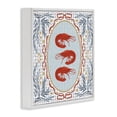 thumbnail image 2 of Stupell Industries French Country Prawn Trio on Blue Gingham White Framed Giclee Art, 12 x 12, by Vero Illustrates, 2 of 8