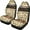 Aztec Ethnic Leopard Print, variant on ZIATUBLE Palm Leaf Auto Front Seat Cover Washable High Back Saddle Blankets Fit for Most Car SUV Comfortable Captain Chair Seat Cover Set of 2 Car Accessories for Women Men Interior