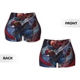 thumbnail image 5 of Lsque Chucky Pattern High Waisted Biker Shorts for Women-Tummy Control Fitness Athletic Workout Running Yoga Gym Shorts,Moisture-Wicking-X-Large, 5 of 9